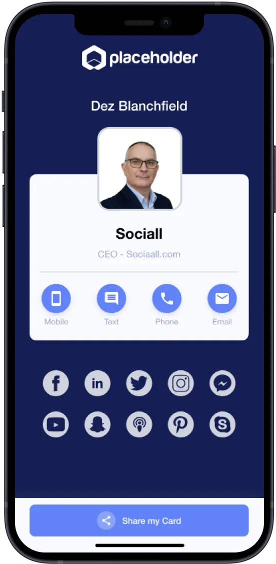 UmiCard phone mockup